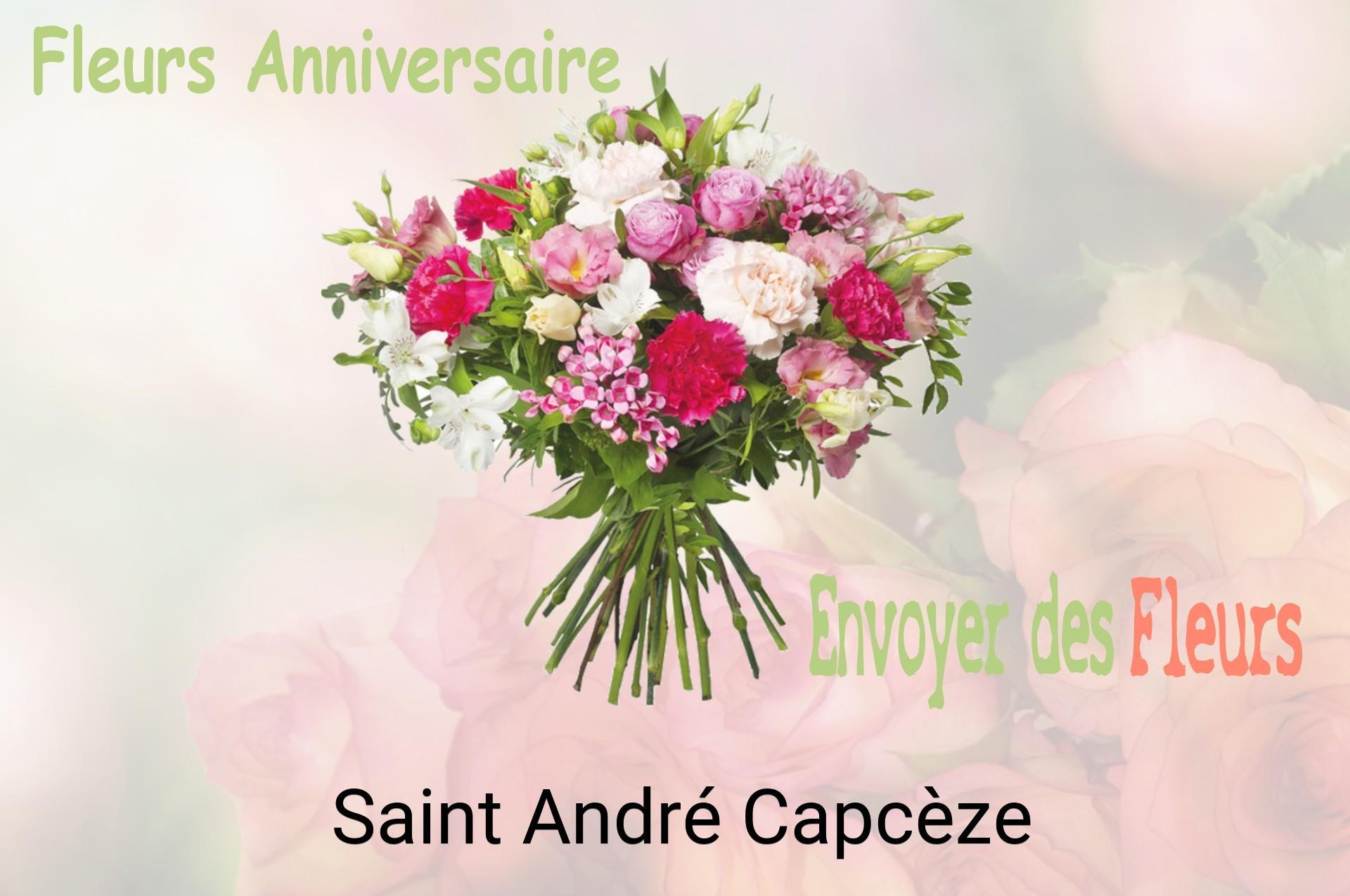 Bouquet de fleurs d’anniversaire livré à Saint-André-Capcèze